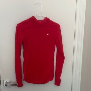 Dri-fit Nike Crimson Long Sleeve Pullover